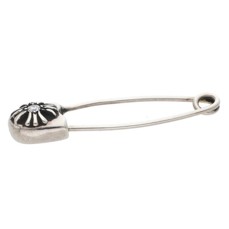 Chrome Hearts Small Safety Pin 1 Diamond Charm Size ONE SIZE