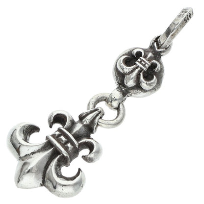 Chrome Hearts 1 Ball BS Fleur Silver Charm