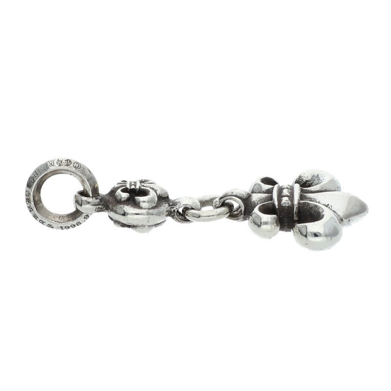 Chrome Hearts 1 Ball BS Fleur Silver Charm