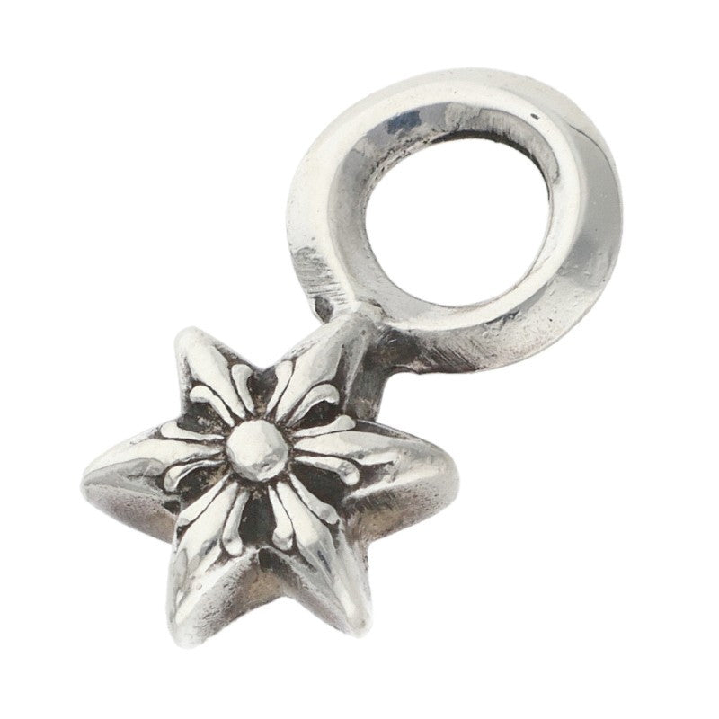 Chrome Hearts Silver STACK STAR Charm Size ONE SIZE