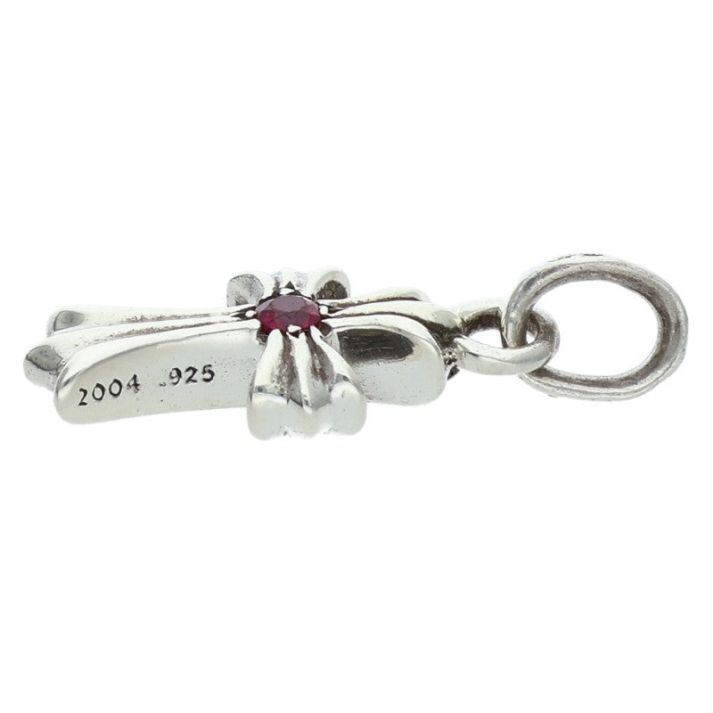 Chrome Hearts CRS Baby Fat Ruby Silver 925 Necklace