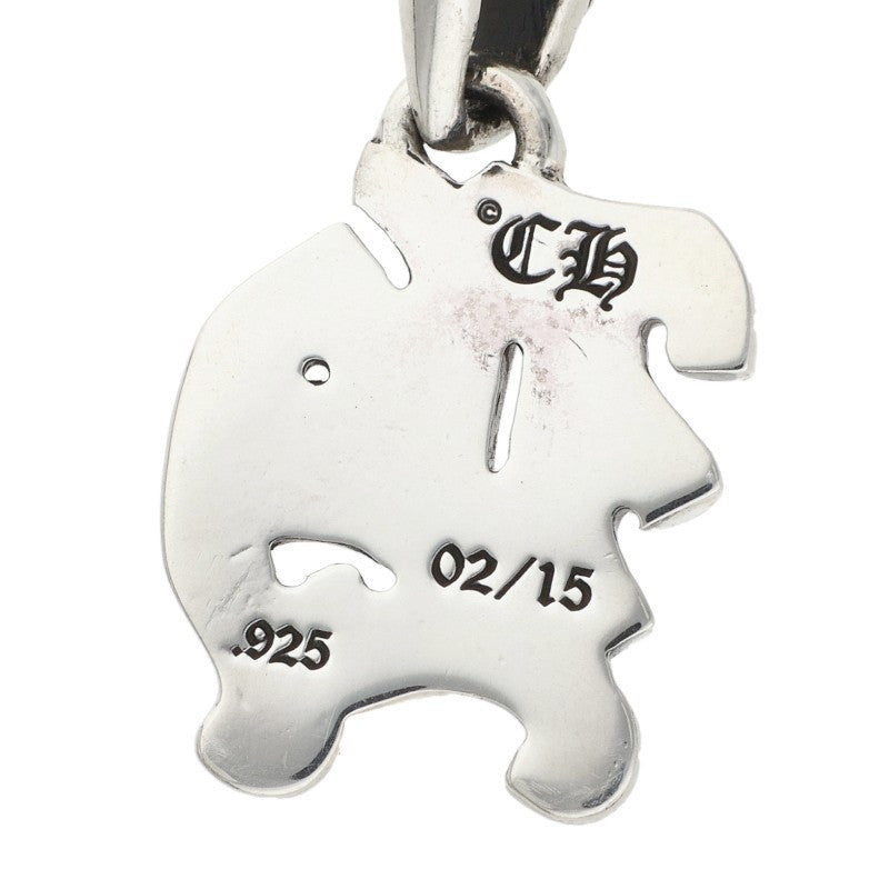 Chrome Hearts H Initial Alphabet .925 Silver Necklace Size ONE SIZE