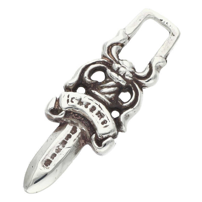 Chrome Hearts #5 Dagger Zip Silver Charm