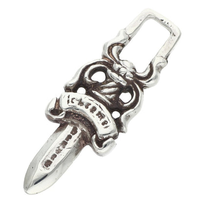 Chrome Hearts #5 Dagger Zip Silver Charm