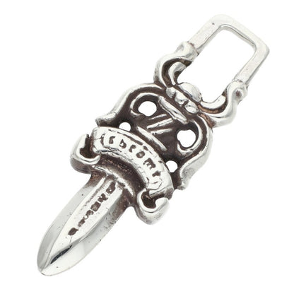 Chrome Hearts #5 Dagger Zip Silver Charm
