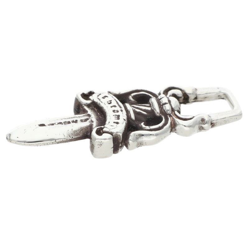 Chrome Hearts #5 Dagger Zip Silver Charm