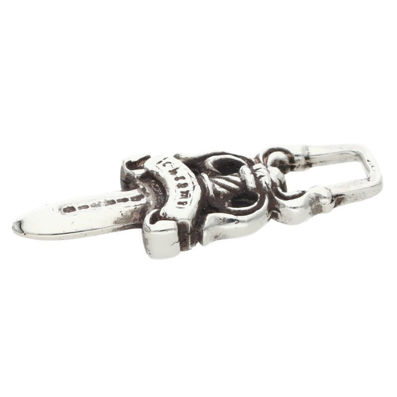 Chrome Hearts #5 Dagger Zip Silver Charm