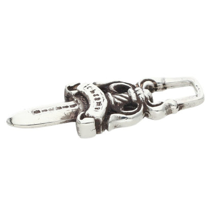 Chrome Hearts #5 Dagger Zip Silver Charm