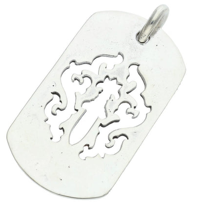 Chrome Hearts Dagger Cutout Dog Tag Pendant Size ONE SIZE