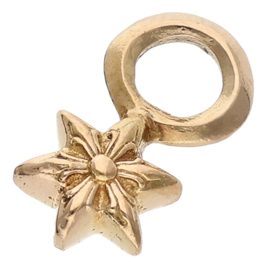Chrome Hearts 22K Star Stack Charm Yellow Gold
