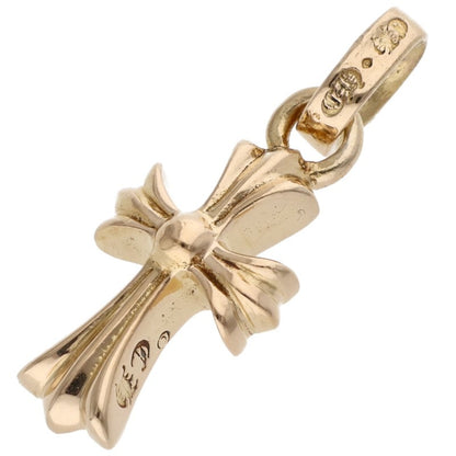 Chrome Hearts 22K Babyfat Cross Charm Gold