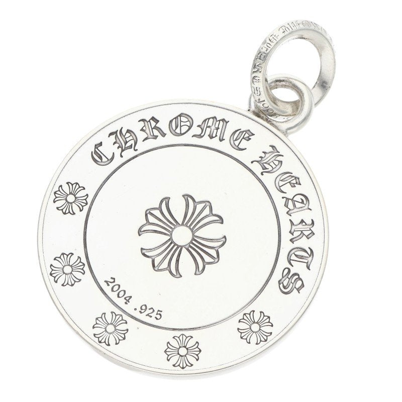 Chrome Hearts Large Angel Medal Charm Silver