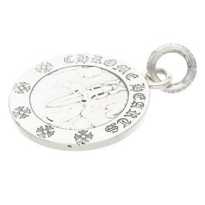 Chrome Hearts Large Angel Medal Charm Silver