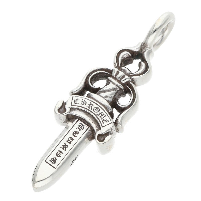 Chrome Hearts Double Dagger Pendant Silver