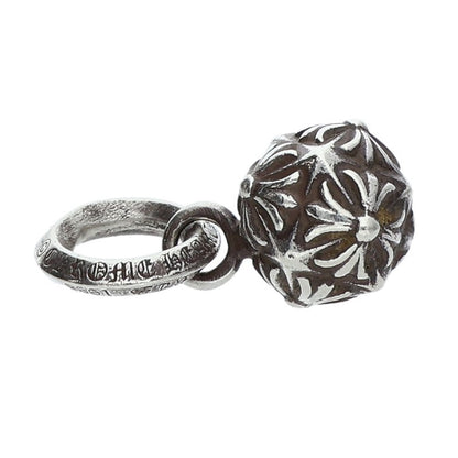 Chrome Hearts Pyramid Plus Ball Silver Pendant