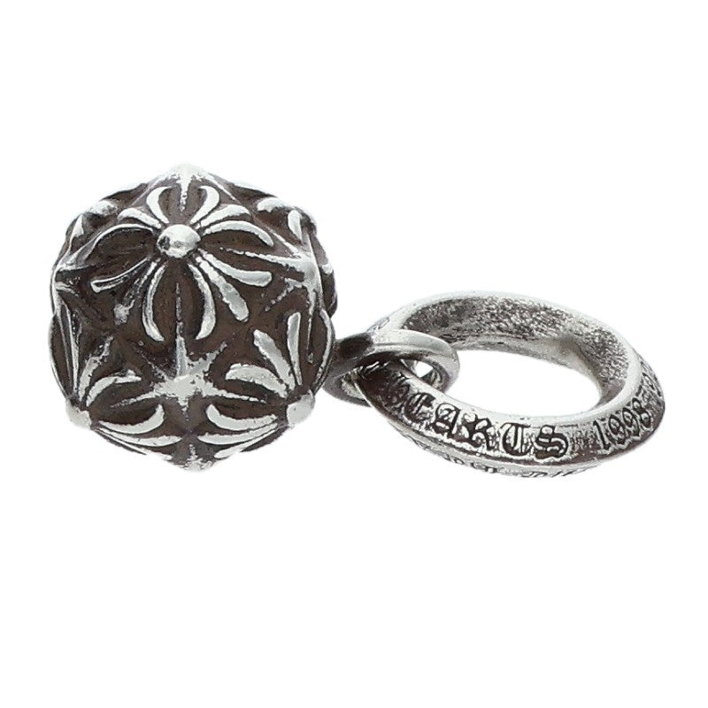 Chrome Hearts Pyramid Plus Ball Silver Pendant
