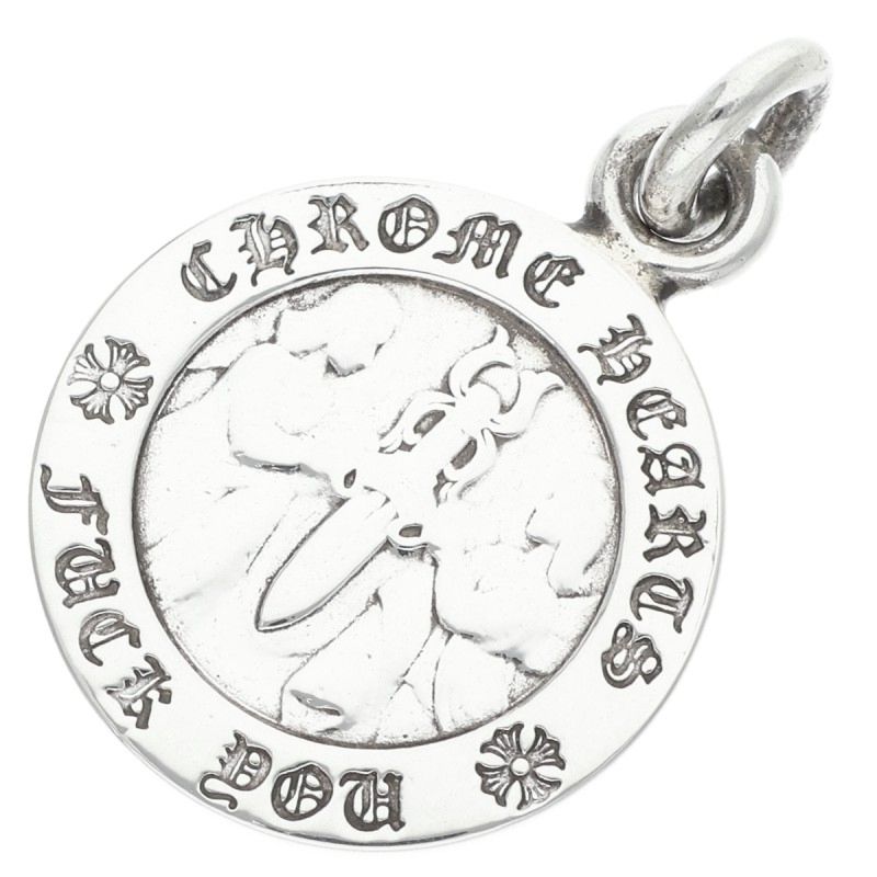 Chrome Hearts Angel Medal V1 Charm Silver Size ONE SIZE