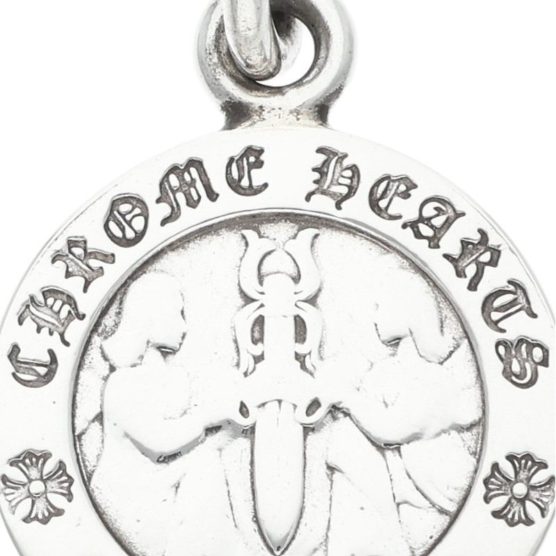 Chrome Hearts Angel Medal V1 Charm Silver Size ONE SIZE