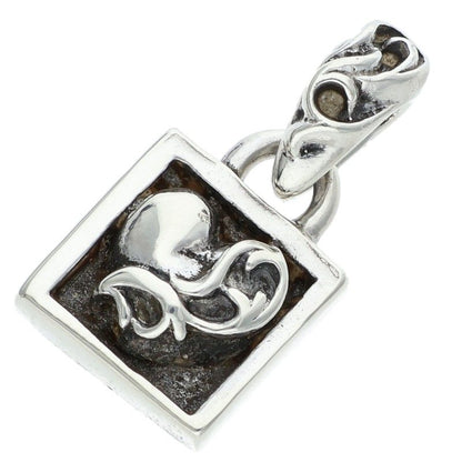 Chrome Hearts Framed Heart Silver Pendant