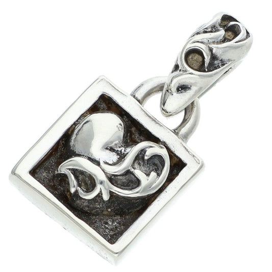 Chrome Hearts Framed Heart Silver Pendant Size ONE SIZE