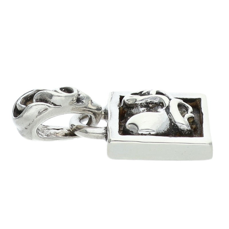 Chrome Hearts Framed Heart Silver Pendant