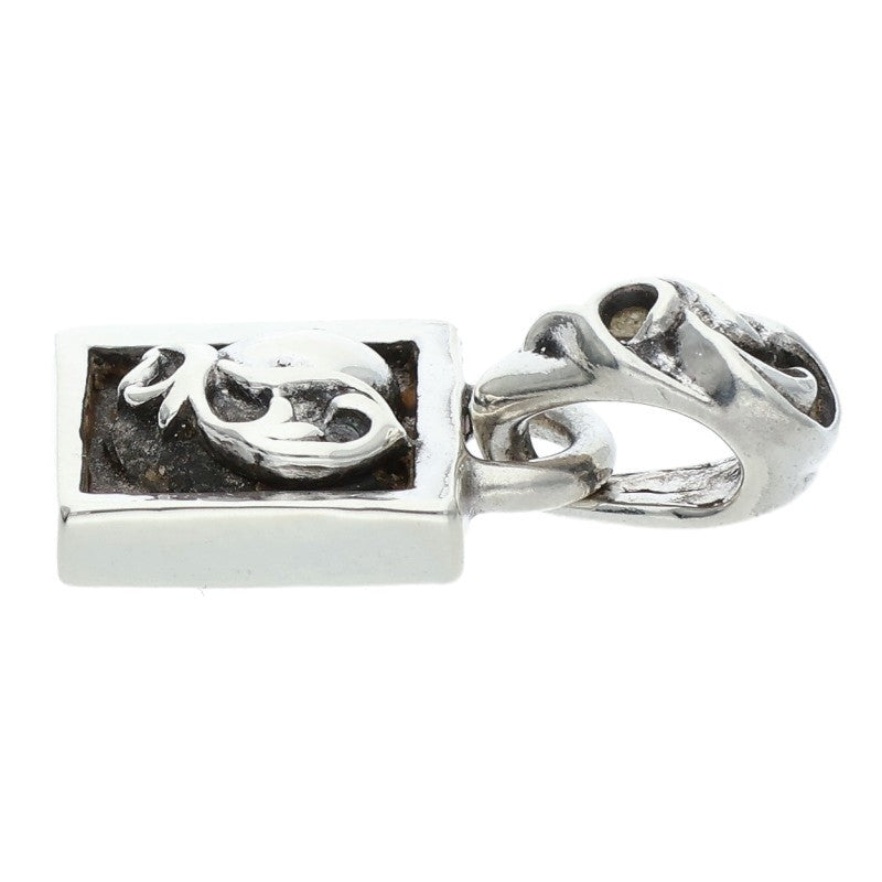 Chrome Hearts Framed Heart Silver Pendant