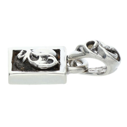 Chrome Hearts Framed Heart Silver Pendant