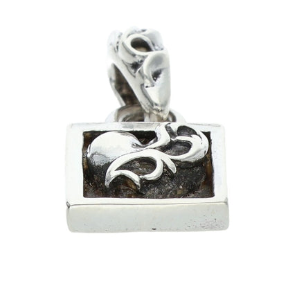 Chrome Hearts Framed Heart Silver Pendant