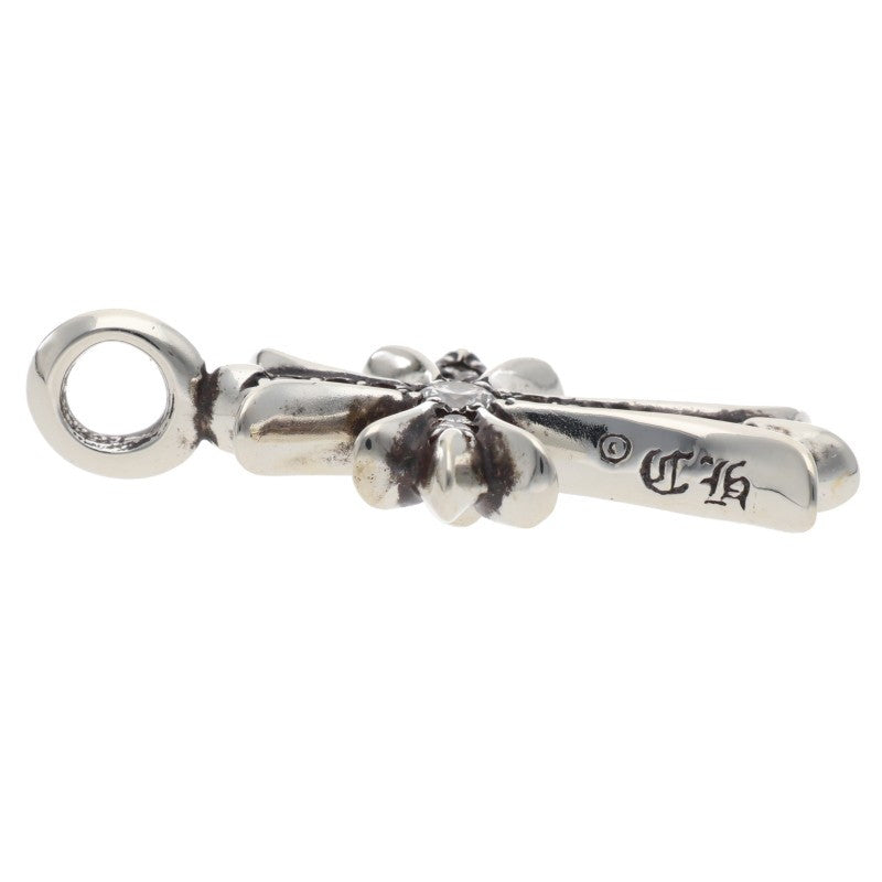 Chrome Hearts Tiny Fat Cross Pave Diamond Pendant