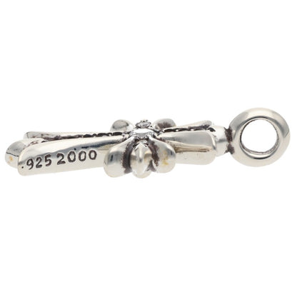 Chrome Hearts Tiny Fat Cross Pave Diamond Pendant