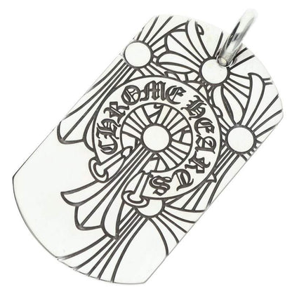 Chrome Hearts God Bless Large Dog Tag Pendant Size ONE SIZE