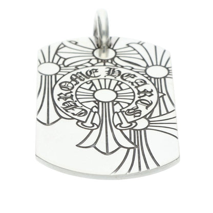 Chrome Hearts God Bless Large Dog Tag Pendant Size ONE SIZE