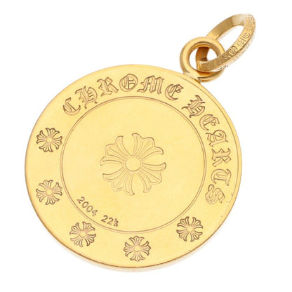 Chrome Hearts 22K Angel Medal Diamond Pendant Size ONE SIZE