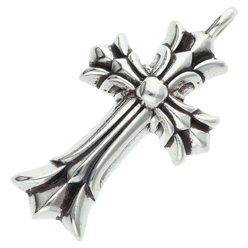 Chrome Hearts Double CH Cross Silver Charm Size ONE SIZE