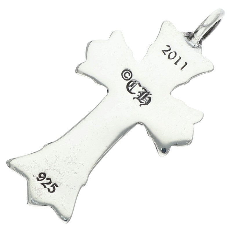 Chrome Hearts Double CH Cross Silver Charm Size ONE SIZE