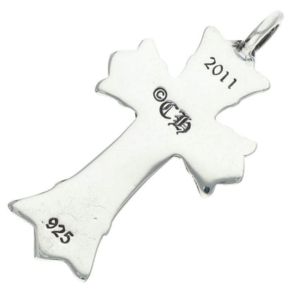 Chrome Hearts Double CH Cross Silver Charm Size ONE SIZE