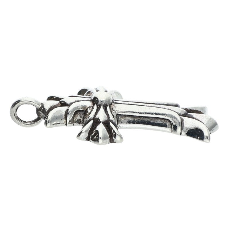 Chrome Hearts Double CH Cross Silver Charm Size ONE SIZE