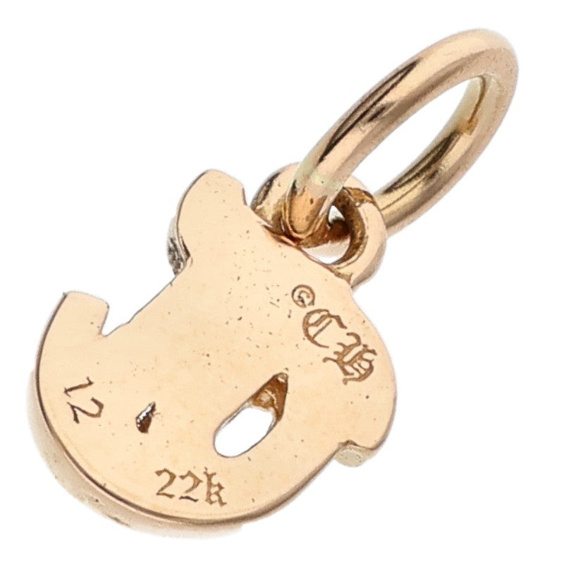 Chrome Hearts 22K Alphabet Stack T Charm Size ONE SIZE