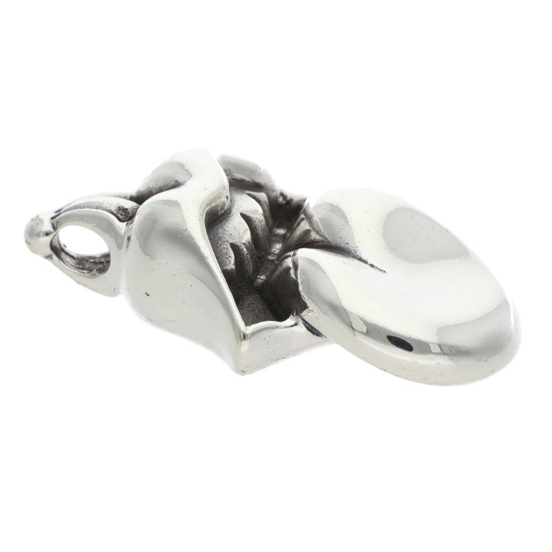Chrome Hearts Lips Tongue Necklace Silver Size ONE SIZE