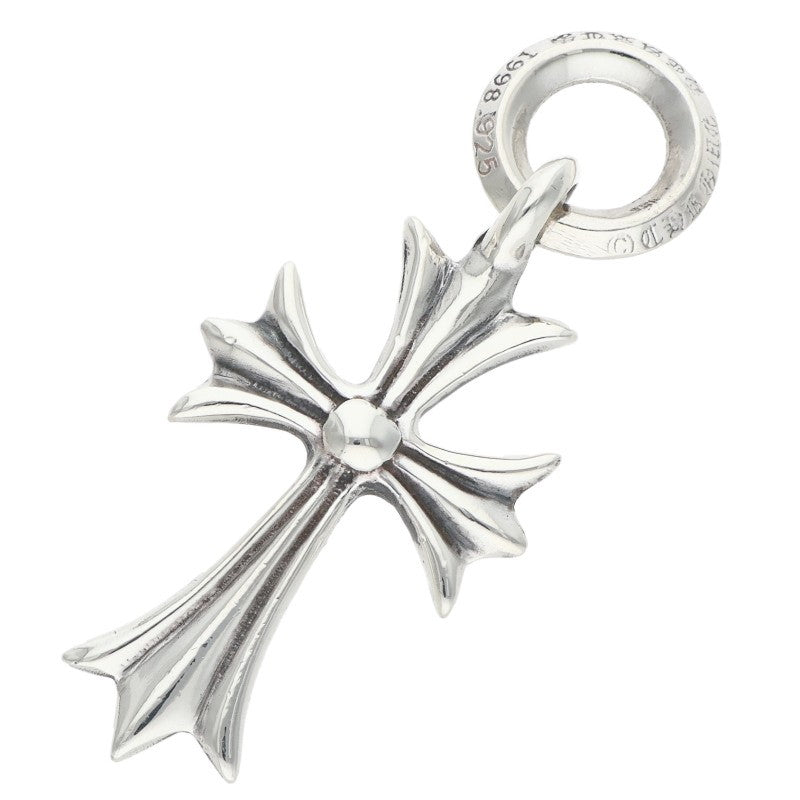 Chrome Hearts Tiny CH Cross Necklace Silver
