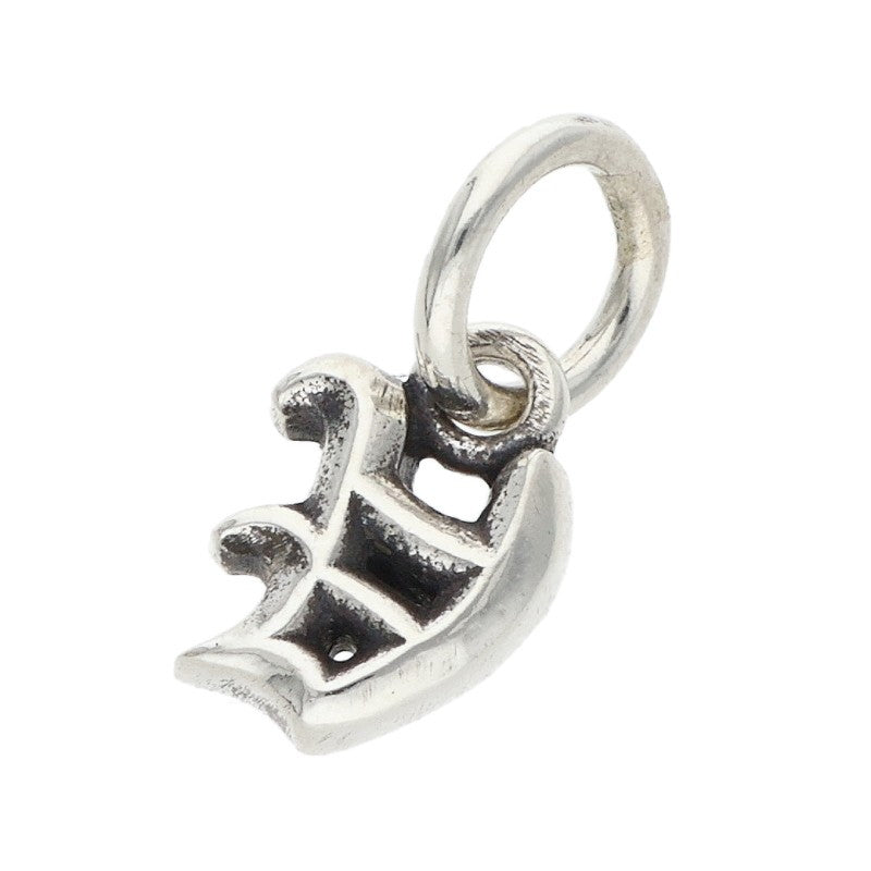 Chrome Hearts Stack Alphabet V Charm Silver