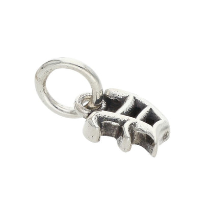 Chrome Hearts Stack Alphabet V Charm Silver