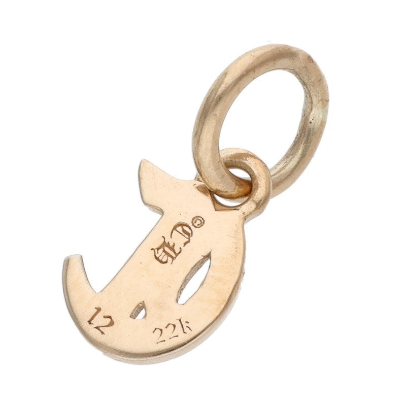 Chrome Hearts 22K Stack Alphabet Initial Charm Size ONE SIZE