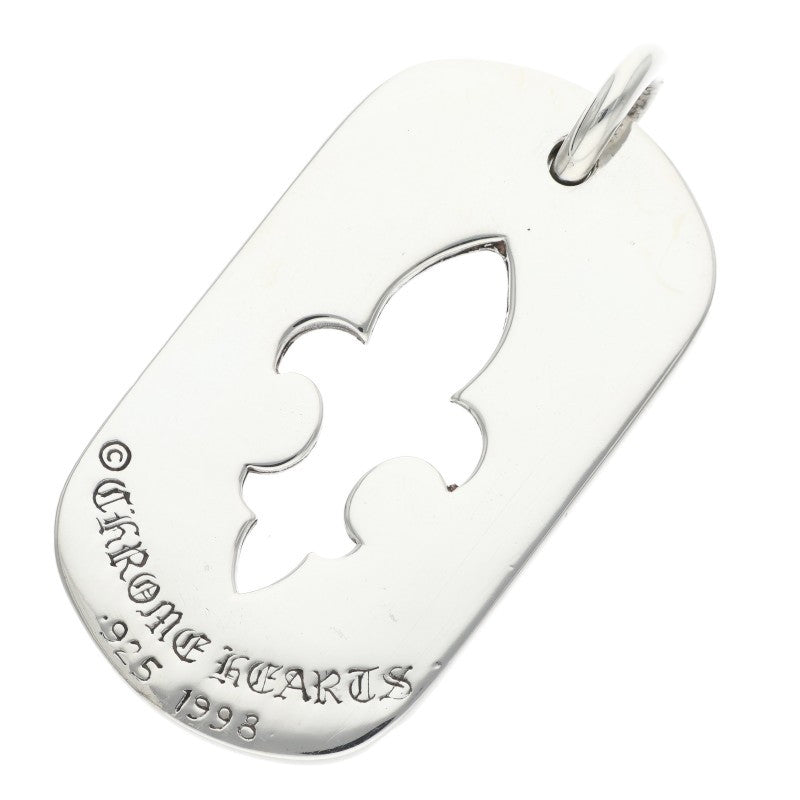 Chrome Hearts Silver Cutout Flare Tag Pendant Size ONE SIZE