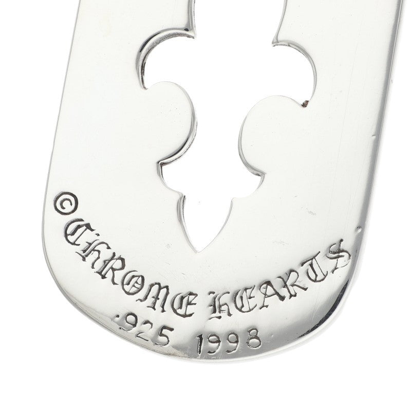 Chrome Hearts Silver Cutout Flare Tag Pendant Size ONE SIZE