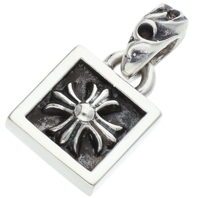 Chrome Hearts Framed CH Plus Charm 925 Silver Size ONE SIZE