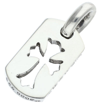 Chrome Hearts Tiny Cutout Cross Dog Tag Charm Size ONE SIZE