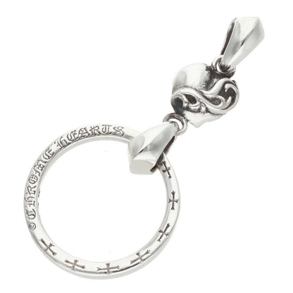 Chrome Hearts Silver NTFL Heart Eyewear Loop