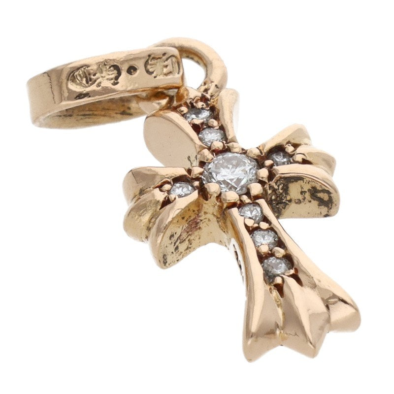 Chrome Hearts 22K Yellow Gold Diamond Charm