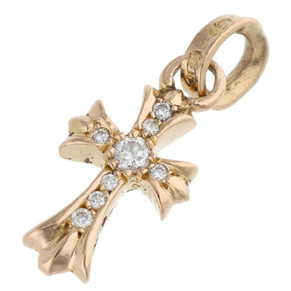 Chrome Hearts 22K Yellow Gold Diamond Charm Size ONE Multi